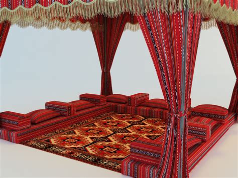 arabian tent arabic 3d model