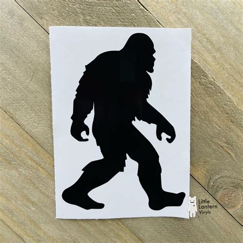 Sasquatch Decal For Window Decal Sticker For Car Water Bottle Etsy