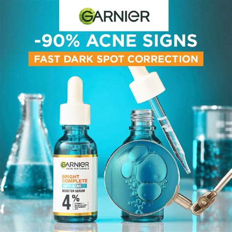 Garnier Bright Complete Anti Acne Serum 30ml Reduce Acne Sign In 7