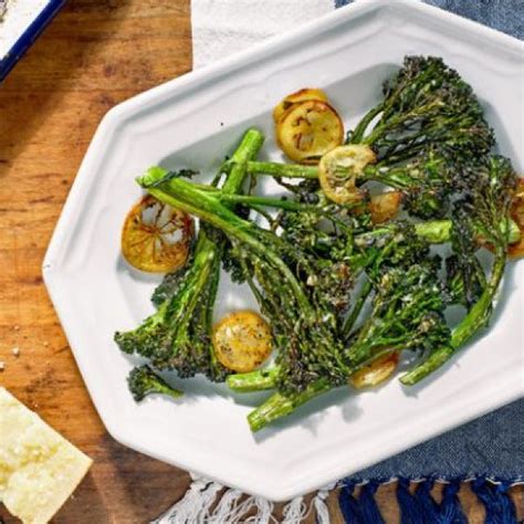 Roasted Broccolini And Lemon With Parmesan Santa Fe Farmers Market