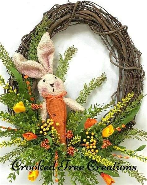 Easter Wreath Cross Easter Spring Wreath Easter Wreath Diy Bunny