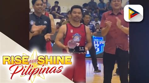 League Founder At Ceo Pacquiao Gumawa Ng Triple Double Sa South Team