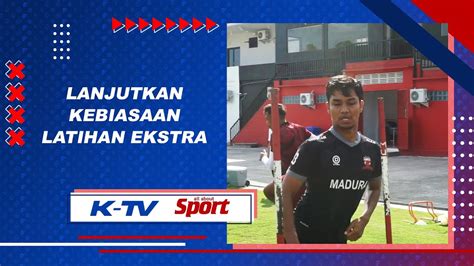 H 1 Hadapi Bali United FC 9 Pemain Madura United Latihan Ekstra Di