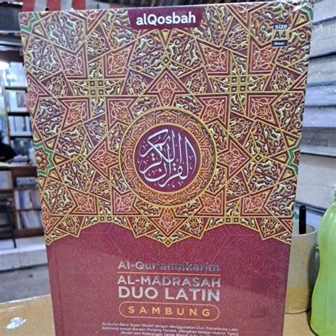 Jual Qur An Al Madrasah Duo Latin Sambung A Alqosbah Shopee Indonesia