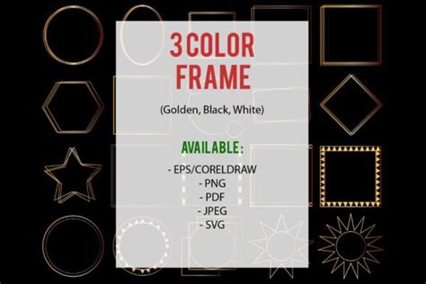 3 Style Frame Collection Set Bundles Graphic By Griyolabs · Creative