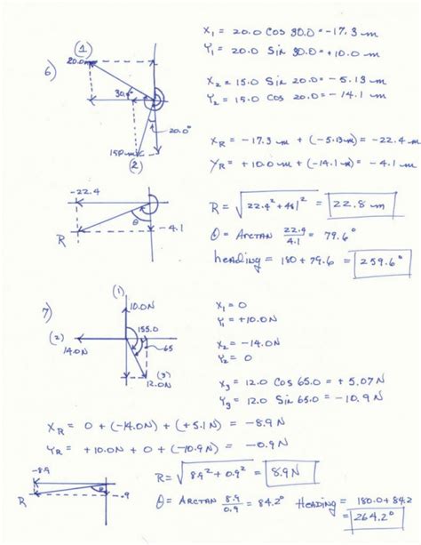 Vector Addition Worksheet Answer Key — db-excel.com