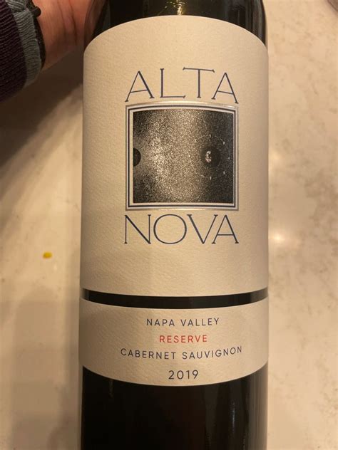 Alta Nova Cellars Cabernet Sauvignon Reserve Usa California