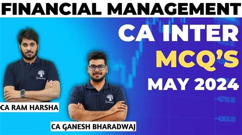 Fm Mcqs Financial Management Mcqs Ca Inter May Exams Sept