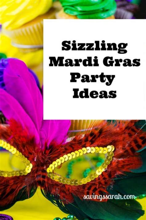 Sizzling Mardi Gras Party Ideas Earning And Saving With Sarah