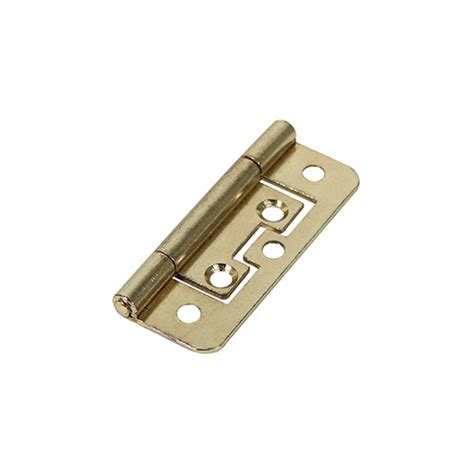 Pair Of Flush Hinges Steel Electro Brass Arc Supplies