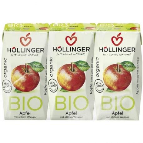 Suc De Mere Fara Zahar Bio 600ml Hollinger