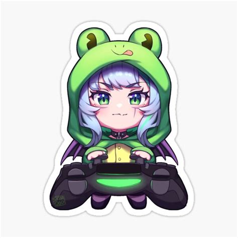 Froot Frog Gamer Sticker For Sale By Skimdog Redbubble