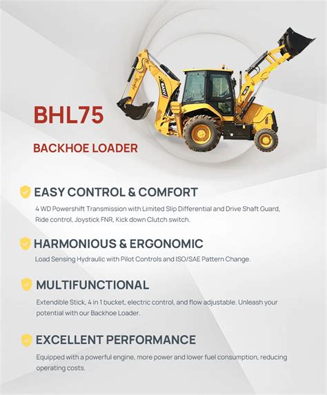 Sany Bhl Ton Backloader Machine Paving Roads Back Loader Tractor