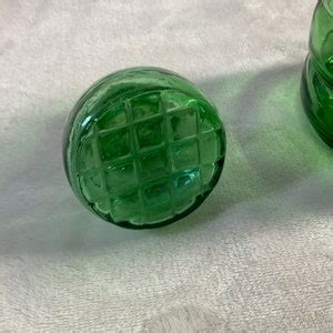 Vintage Italian Green Glass Wine Decanter Bottle Carafe Oz Etsy