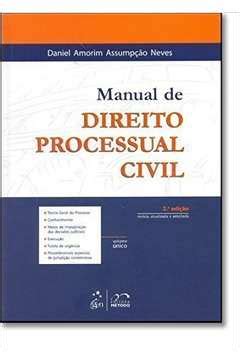 Livro Manual De Direito Processual Civil Volume Nico Daniel