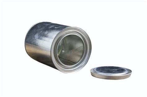 Silver Cylindrical 500ml Tin Containers For Storage At Rs 17 Piece In