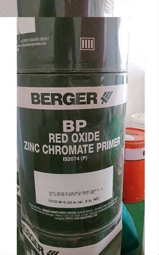 Berger Red Oxide Zinc Chromate Primer At Rs 105 Litre Red Oxide Zinc