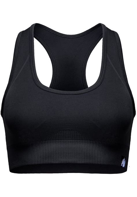 Yava Seamless Sports Bra Black Gorilla Wear