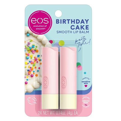 Eos Set X Labiales Pastel De Cumplea Os Birthday Cake Balsamo