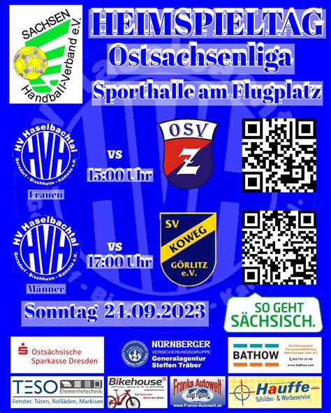 Ank Ndigung Heimspiel Frauen Vs Osv Zittau Und M Nner