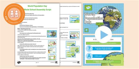 World Population Day 2022 Ks2 Assembly Pack Teacher Made