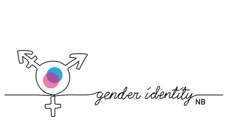 Gender Based Confirmation Bias Turquoise Concept Vector Image