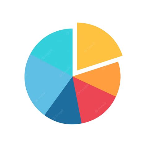 Premium Vector Pie Graph Icon Vector Flat Illustration Pie Chart For Infographic Ui