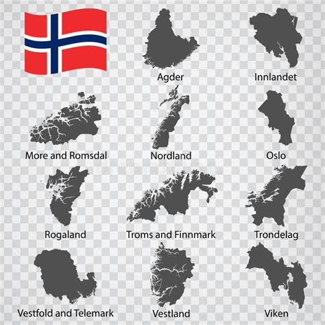 Mapa En Blanco De Noruega Mapa De Municipios De Noruega Mapa