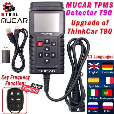 MUCAR T90 ThinkCar S3 2 En 1 Smart Car TPMS Presi N De Neum Ticos