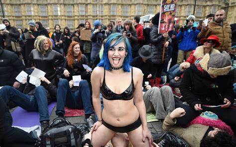 Porn Protest Sexual Freedom Activists Sit On Each Others Faces In