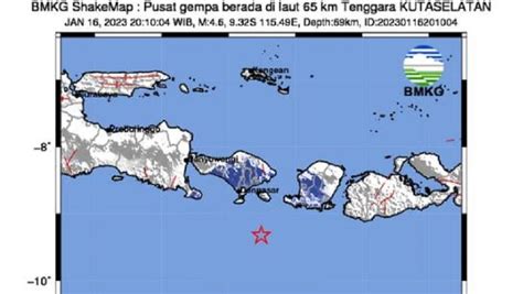 Gempa Terkini M Guncang Kuta Selatan Terasa Hingga Denpasar Dan