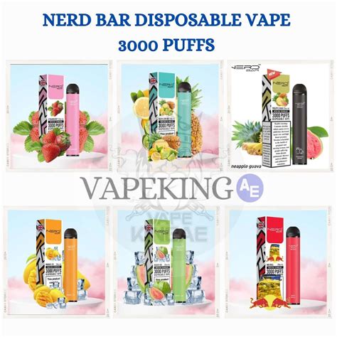 NERD BAR 3000 PUFFS DISPOSABLE VAPE IN DUBAI U A E In Dubai U A E