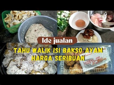 Ide Jualan Tahu Walik Seribuan Youtube