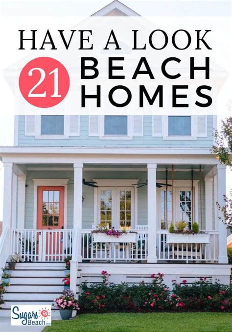 Beach House Exteriors - 2023 | Beach cottage exterior, Beach house ...