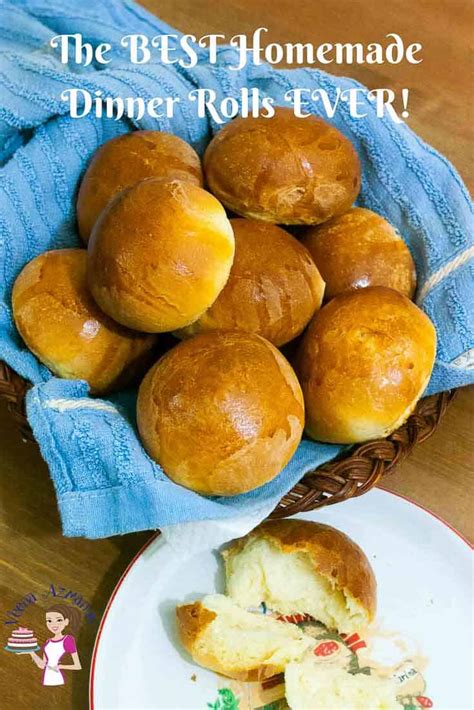 The Best Homemade Soft Dinner Rolls Ever Veena Azmanov