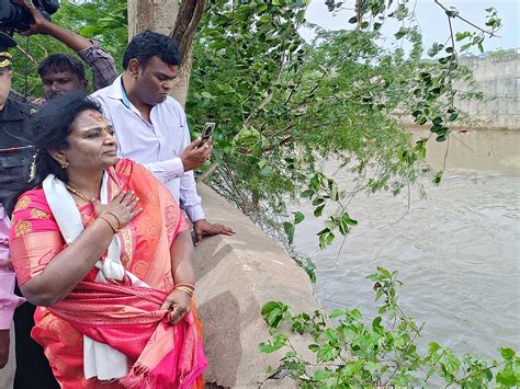 Governor Tamilisai Soundararajan Visits Flood Affected Areas In