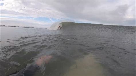 Ponce Inlet Hurricane Nicole Surfing Offshore Barrels Youtube