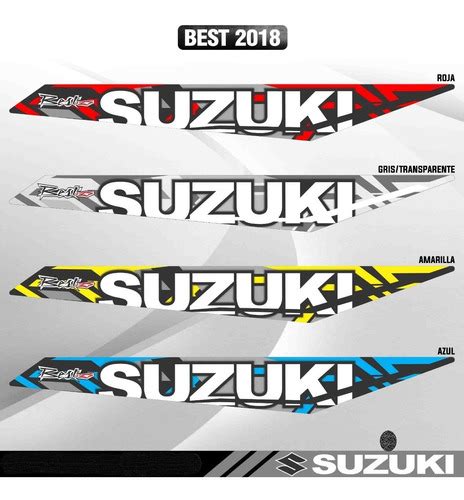 Kit Calcomanias Suzuki Best Cuotas Sin Inter S