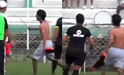 Video La Insólita Agresión A Un árbitro Con Un Machete En Plena Cancha El Destape