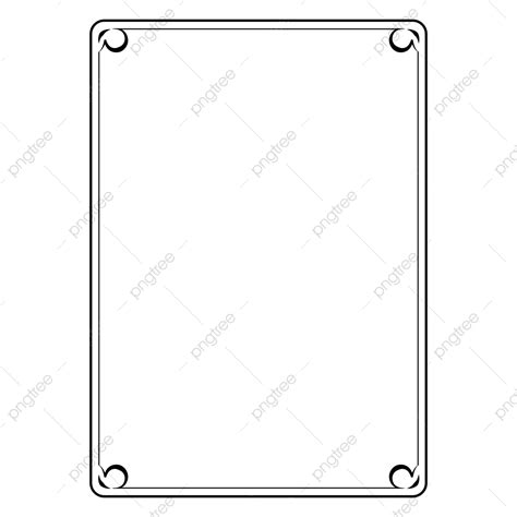 A4 Paper Border White Transparent A4 Paper Cover Border A4 Cover A4