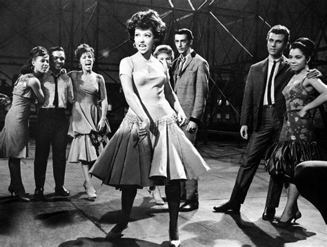 Rita Moreno singing in a scene from the movie West Side Story, 1961 ...