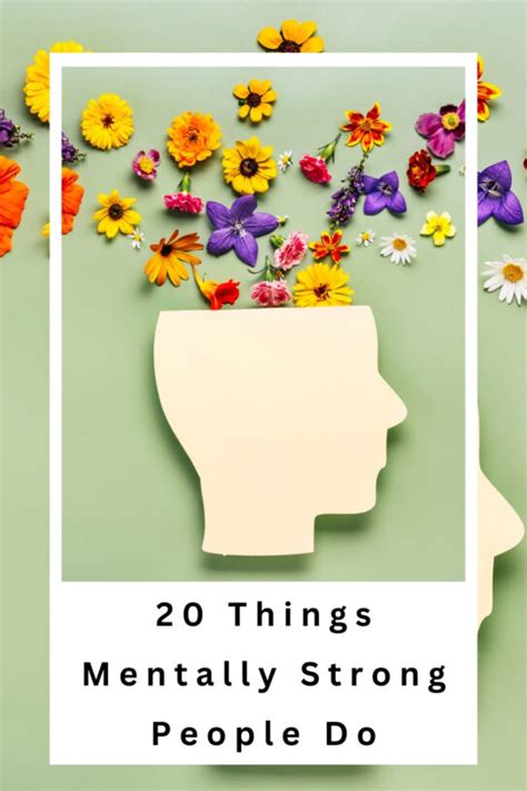 20 Things Mentally Strong People Do FeedPuzzle