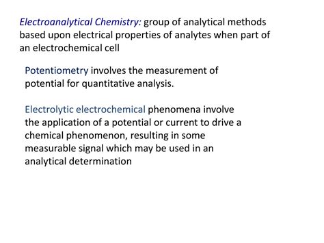 Ppt Fundamentals Of Electrochemistry Powerpoint Presentation Free