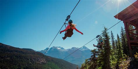 zipline tours  whistler tourism whistler