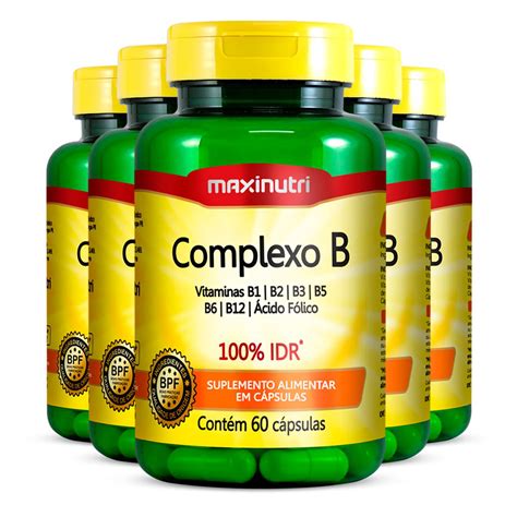 Kit Complexo B Idr Maxinutri C Psulas Edin