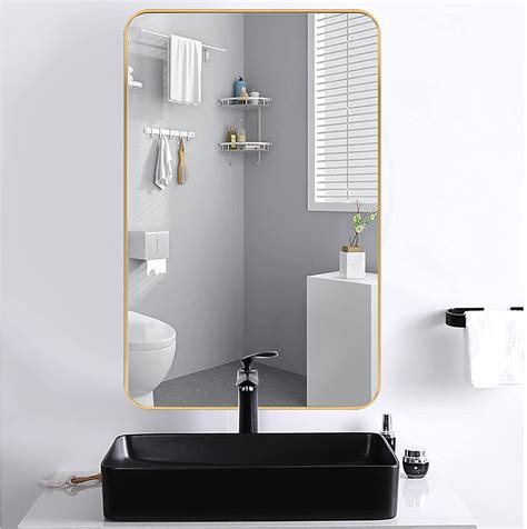 TAPI 630mm Gold Rectangle Frame Mirror – Bestbath.my