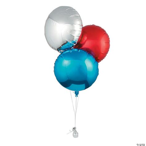 Refillable Mylar Balloons 3 Pc Oriental Trading