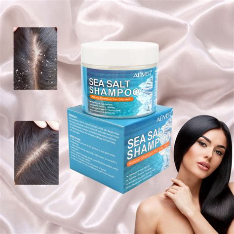 Aliver Sea Salt Shampoo 200g Anti Dandruff Hair Treatment Shampoo For