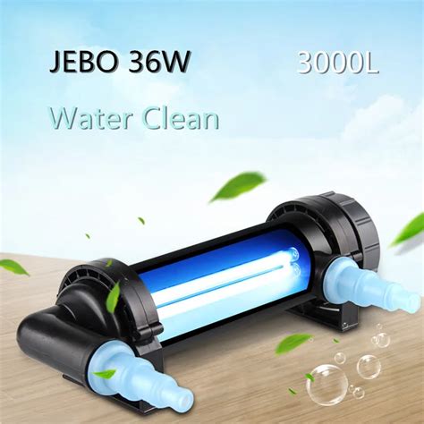 JEBO 36Wattage UV Sterilizer Lamp Water Cleaner Clarifier Light