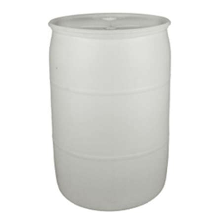 30 GALLON DRUM, PLASTIC, CLOSED TOP – BLACK | Seattle Barrel Company